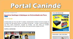 Desktop Screenshot of portalcaninde.net